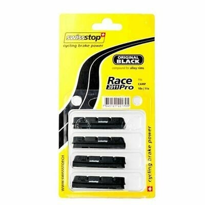 SwissStop, RacePro, Gomme de remplacement pour jante en alliage, Campagnolo, Original, Paquet de 4
