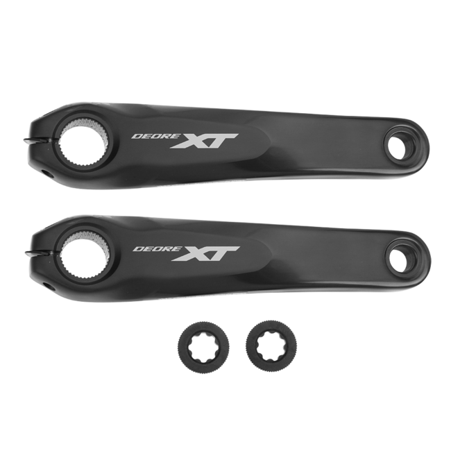 CRANK ARM SET, FC-M8050, DEORE XT (M8100 SERIES LOGO), HOLLOWTECH, 165MM, W/O CHAINRING, W/O CHAIN GUARD