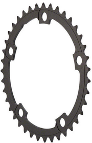 FSA, 39T, 10/11sp., BCD: 130mm, 5 Bolts, Pro Road, Inner Chainring, For Double, Aluminum, Black, 371-0139D