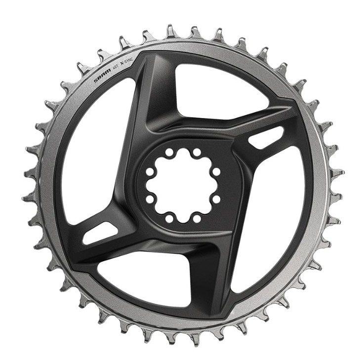 Red/Force D1 DM, Chainring, Teeth: 40, Speed: 12, BCD: Direct Mount, Aluminum, Grey
