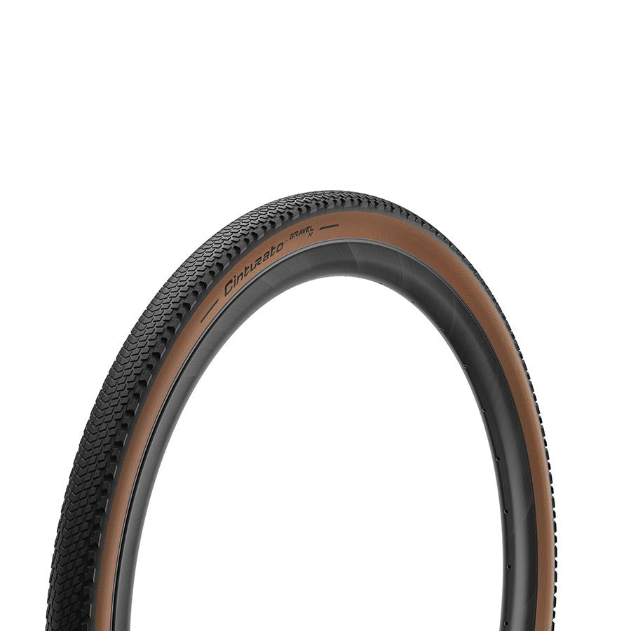 Cinturato Gravel H, Gravel Tire, 700x45C, Folding, Tubeless Ready, SpeedGrip, 127TPI, Tanwall