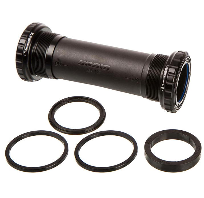 DUB British 100mm, External Cup BB, British, 100mm, 28.99mm