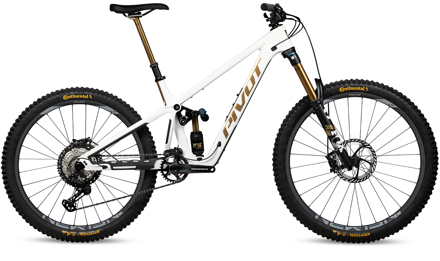Firebird V5, White/Gold, MD, Pro XT 29''