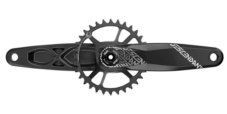 Descendant 6K DUB, Crankset, Speed: 11/12, Spindle: 28.99mm, BCD: Direct Mount, 32, DUB, 175mm, Black, Boost