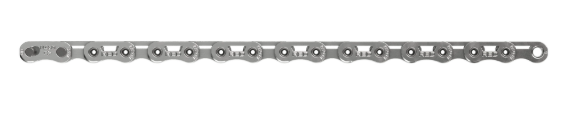 Red FlatTop E1, Chain, Speed: 12, Links: 126, Silver