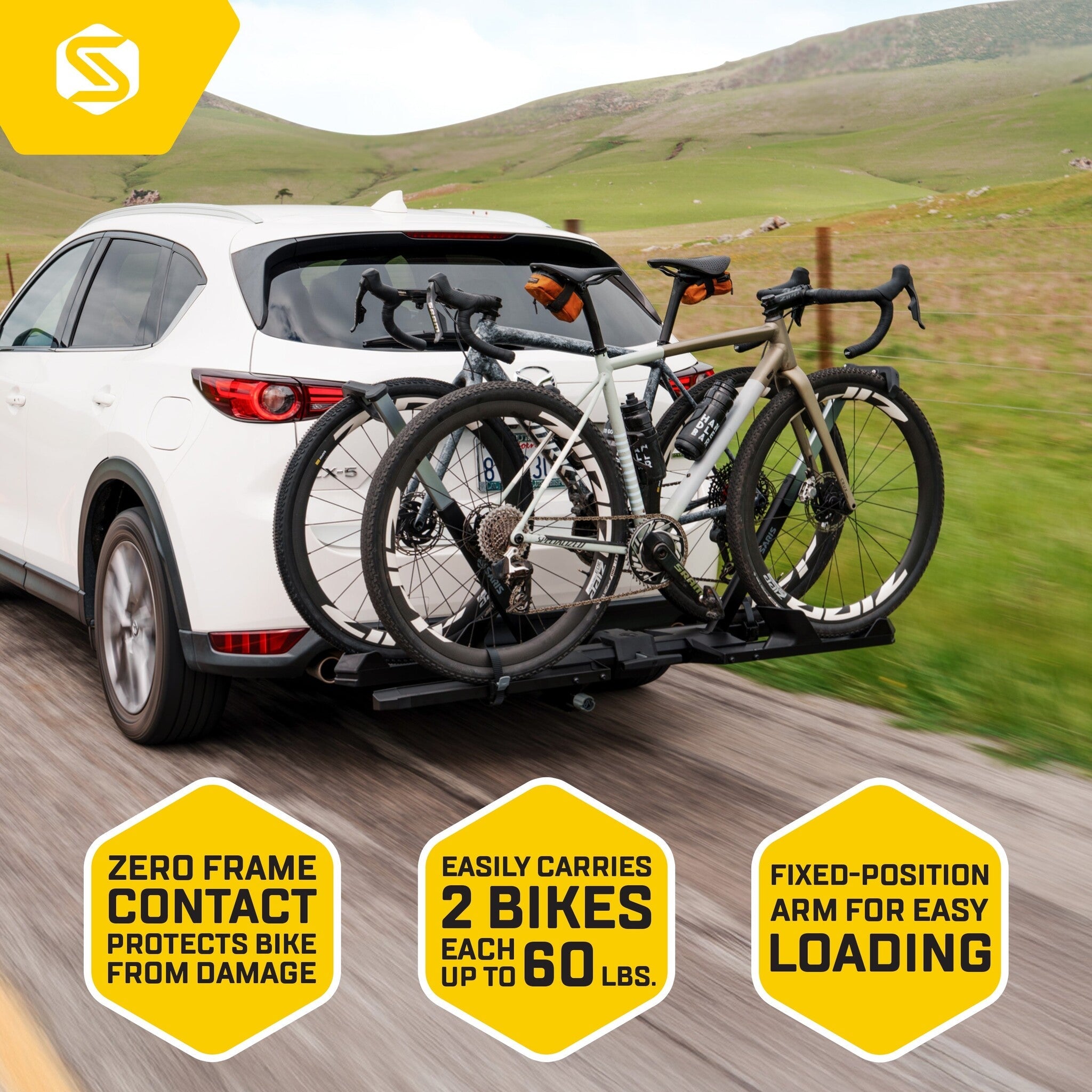 SuperClamp G4 2-Bike Hitch Rack