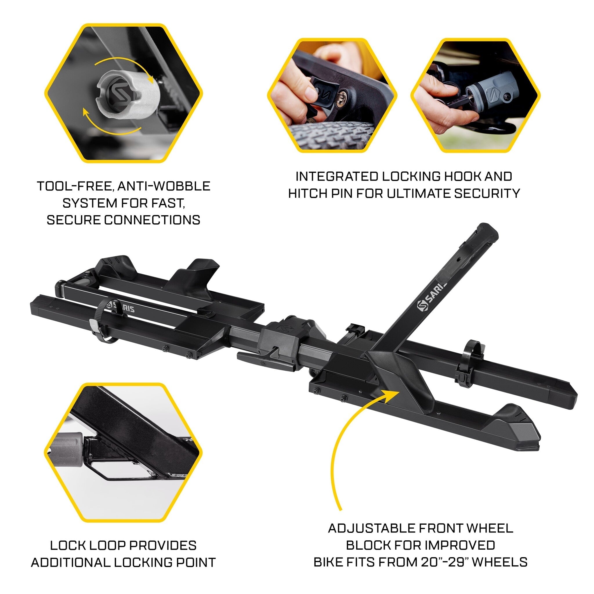SuperClamp G4 2-Bike Hitch Rack