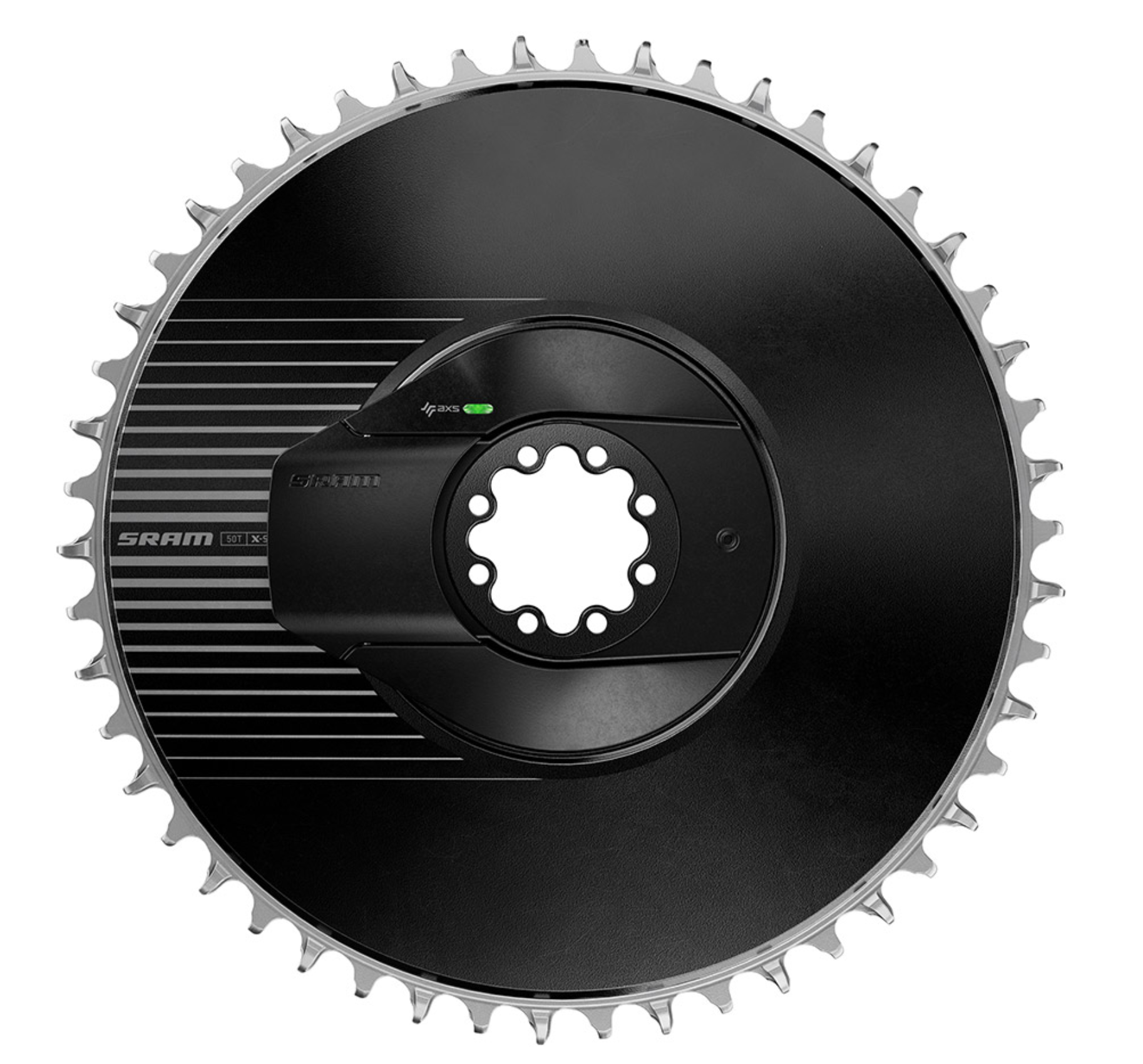 Red AXS E1 Power Kit Aero, Power Meter Crankset, Speed: 12/13, BCD: Direct Mount SRAM 8 Bolt, 44, Black, Road
