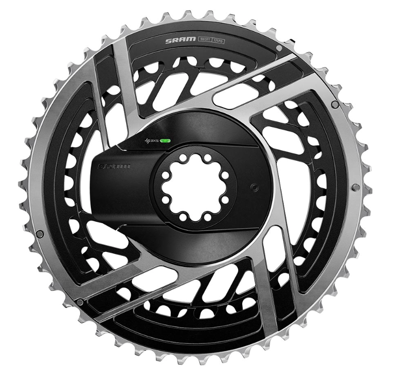 Red AXS E1 Power Kit 2x, Power Meter Chainring, Speed: 12, BCD: Direct Mount SRAM 8 Bolt, 50/37