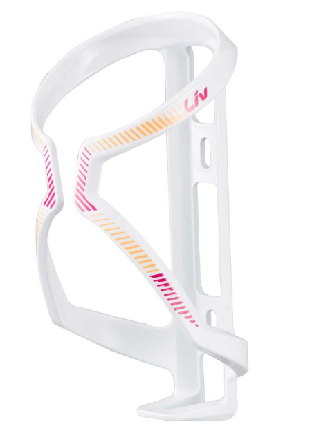 Liv airway bottle cage Gloss White/Pink