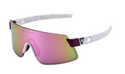 Liv Helio PolarVis Sunglasses Frame: White / Purple Lens: Purple PolarVis